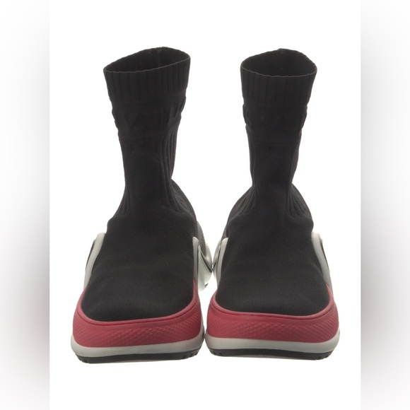 LOUIS VUITTON Stretch Textile LV Archlight Sneaker Boots Fuchsia Black - Picture 4 of 11